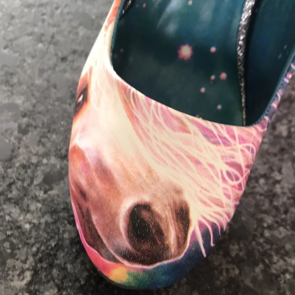 🌈Iron Fist Unicorn Platforms with rainbows 🌈 🌈 and diamonds 💎 💎 oh my! New